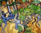 文森特威廉梵高 - 树根和树干